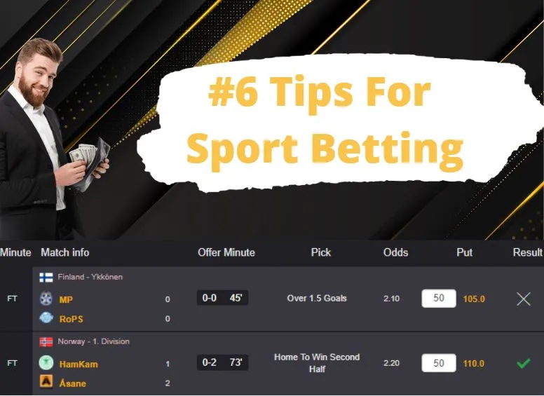 6 Tips For Sport Betting