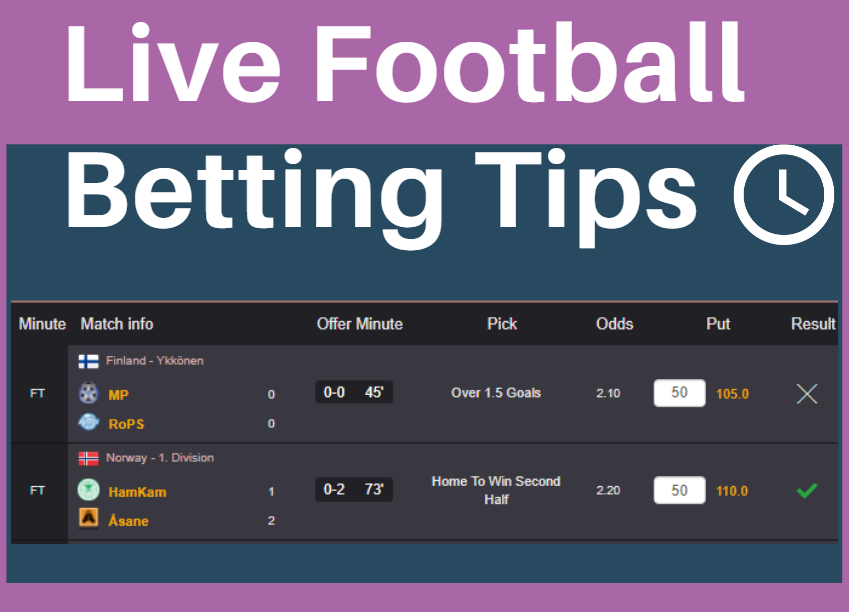 Live Football Betting Tips | Houdini Predictions