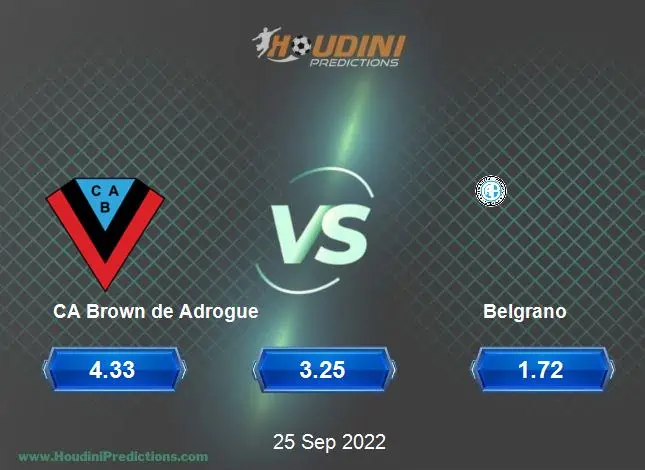 Brown de Adrogue vs Chacarita Juniors Prediction and Picks today 2