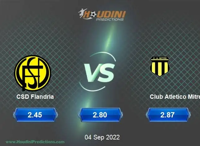 CSD Flandria Vs Club Atletico Mitre Tip Predictions odds