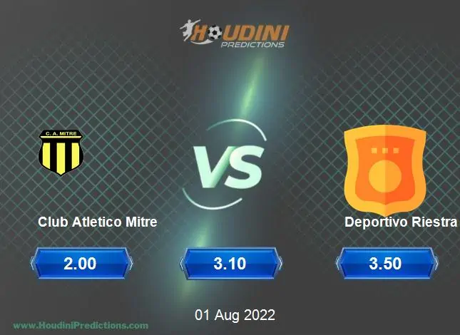Club Atletico Mitre Vs Deportivo Riestra: Tip, Predictions, odds
