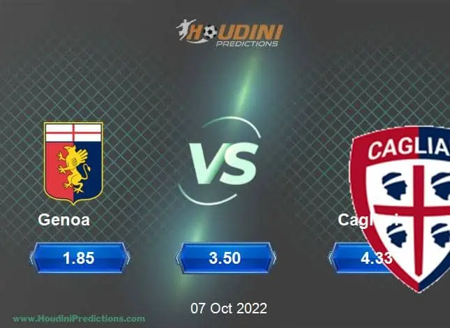 Cagliari vs Genoa Prediction and Betting Tips