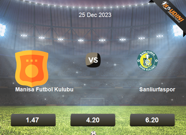 Manisa Futbol Kulubu Vs Sanliurfaspor Tip Predictions odds