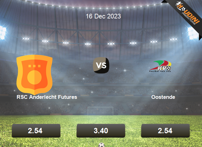 RSC Anderlecht Futures Vs Oostende: Tip, Predictions, odds & betting tips  (16/12/2023)