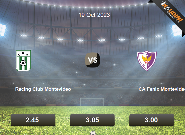 Racing Club Montevideo Vs CA Fenix Montevideo: Tip, Predictions, odds &  betting tips (19/10/2023)