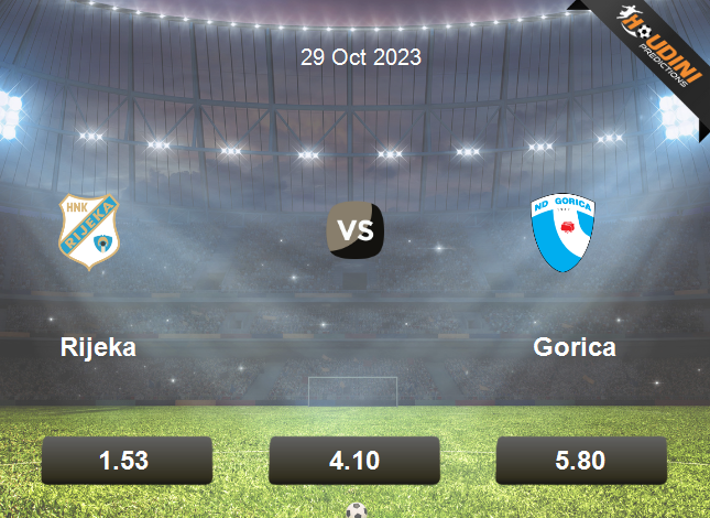 Rijeka vs Gorica, 1. HNL