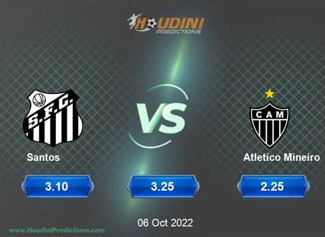 Atletico mineiro 2025 vs santos h2h